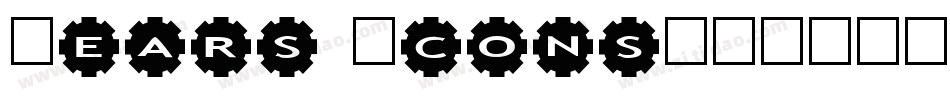 Gears Icons字体转换